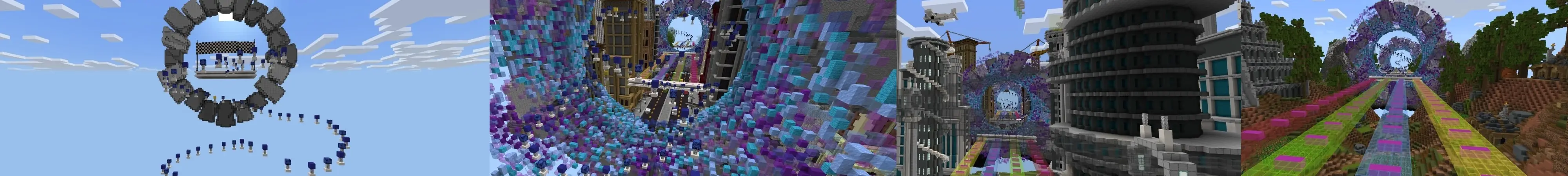 Мегагонка блоков удачи panorama