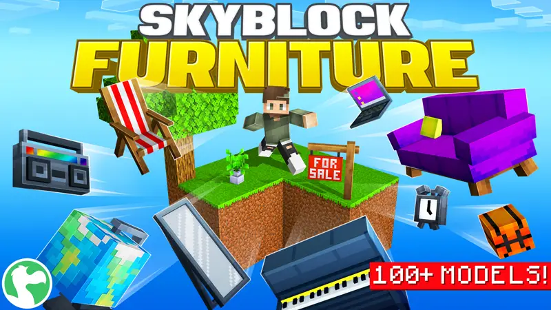 Skyblock с мебелью