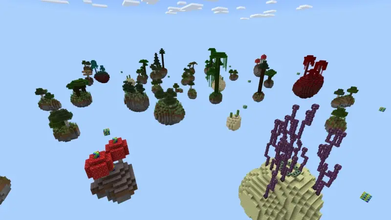 Скриншот Skyblock: радужные блоки №5