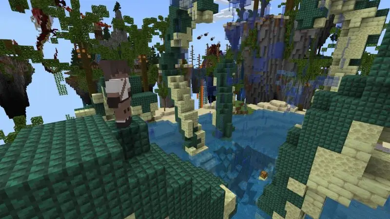 Скриншот Обновленная игра Skyblock №3