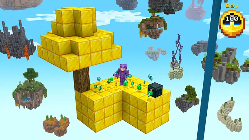 Скриншот 100 дней в Skyblock №4