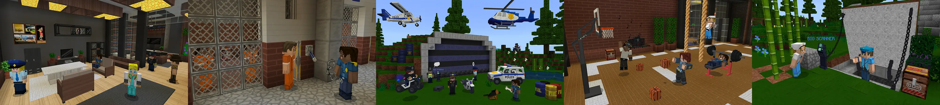 Полицейская подземная база panorama