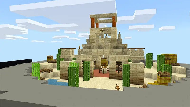 Скриншот Skyblock: гигантская сковородка №4