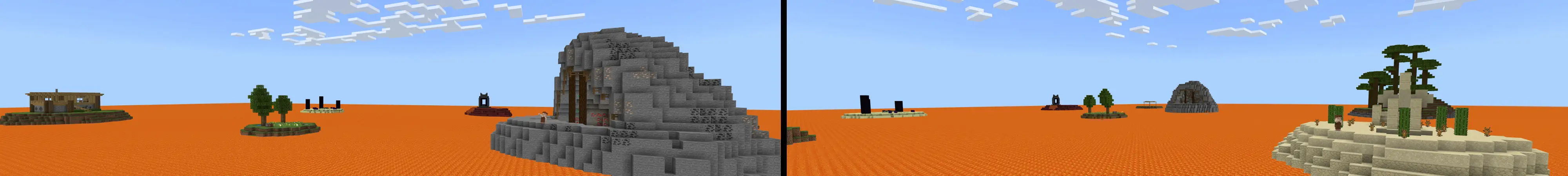 Выживание среди лавы panorama