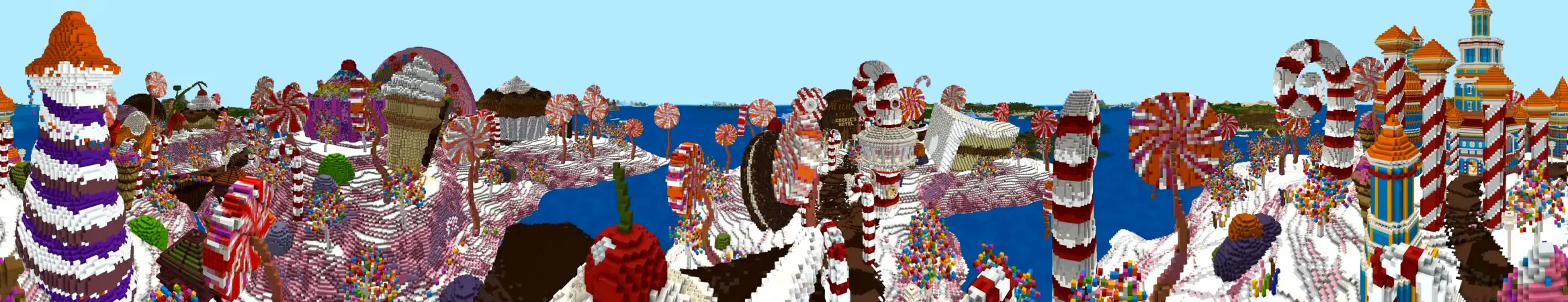 Конфетный остров panorama