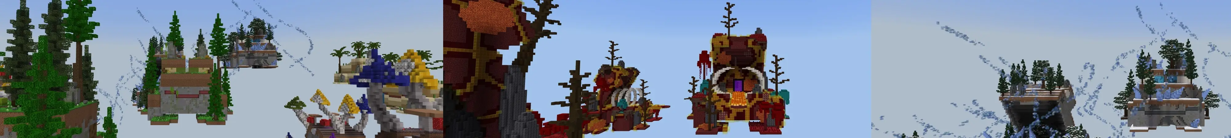 Лягушка Skyblock panorama