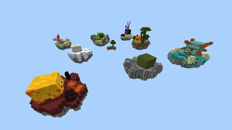 Скриншот Skyblock: головы мобов №1