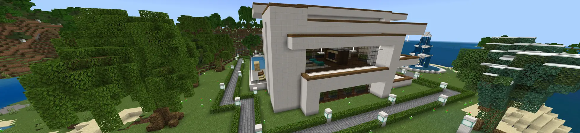 Особняк миллионера на пляже panorama