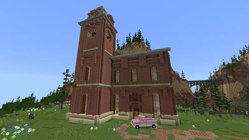 Скриншот Маленький городок с железной дорогой №7