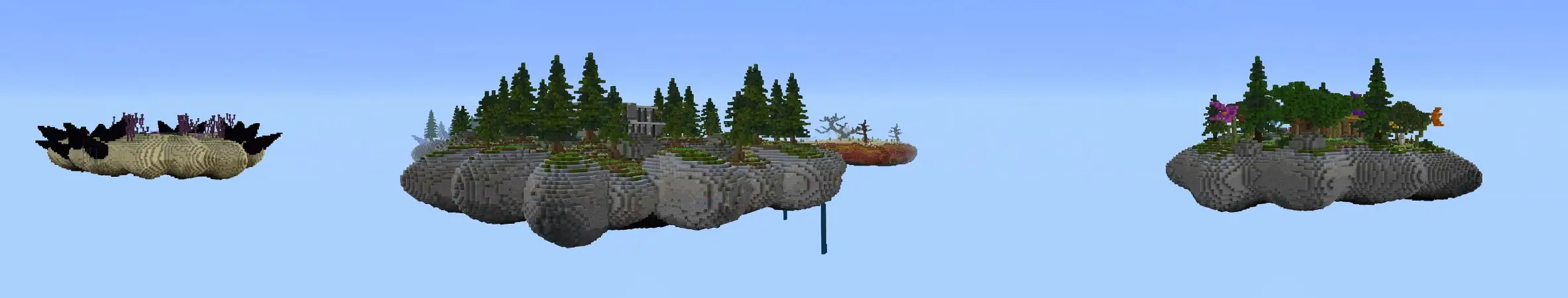 Skyblock: современный особняк panorama