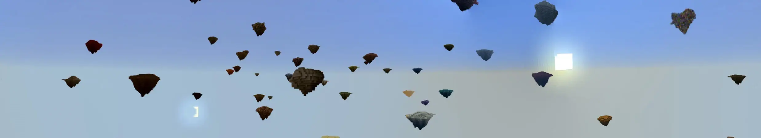 Одноцветный Skyblock panorama