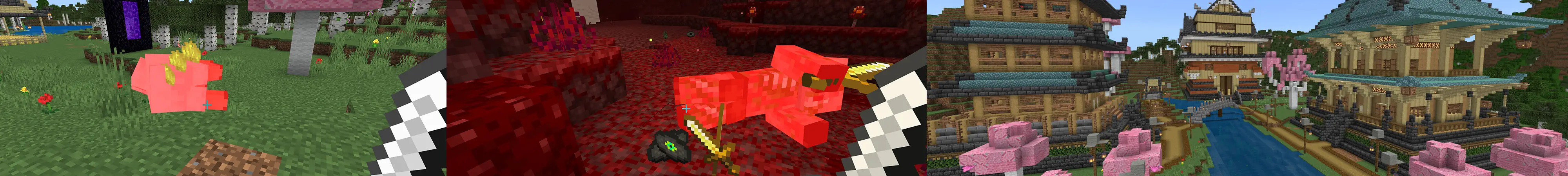 Случайная добыча из мобов panorama