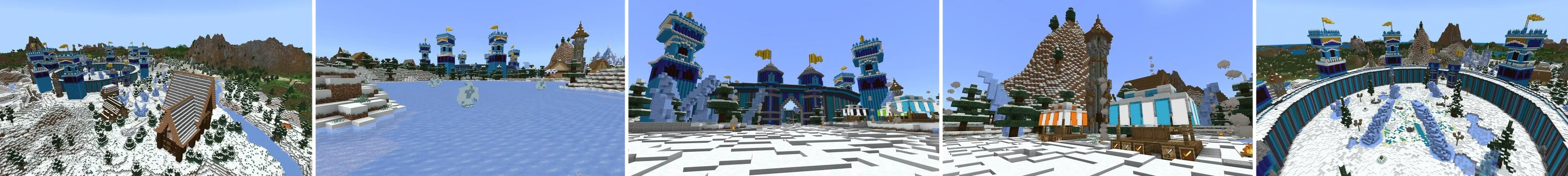 Арктическая арена для мобов panorama