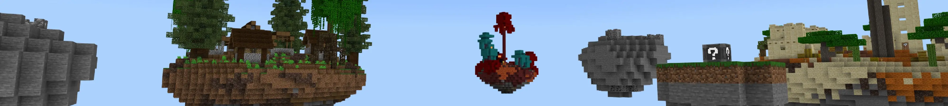 Выживание с одним блоком panorama