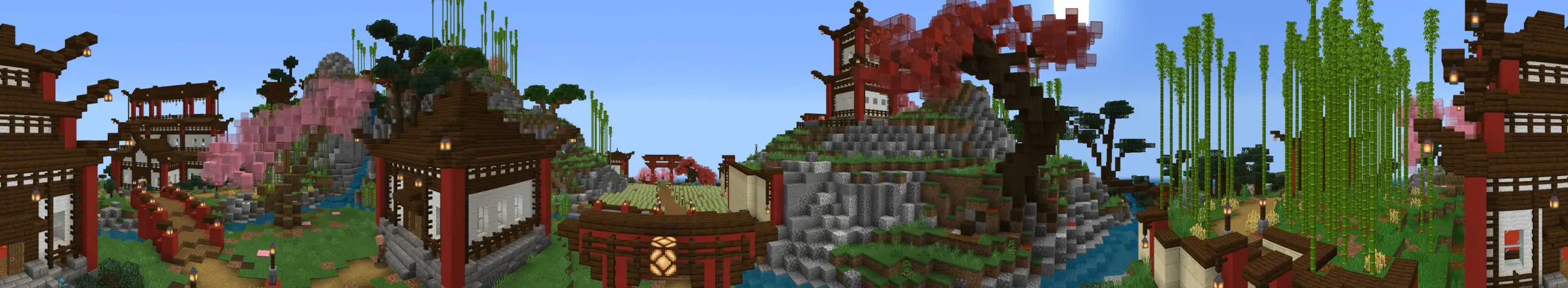 Деревня на острове Черепахи panorama