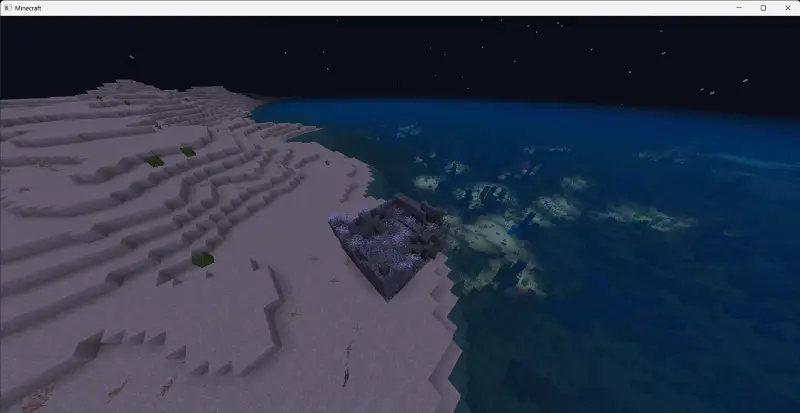 Руины на пляже