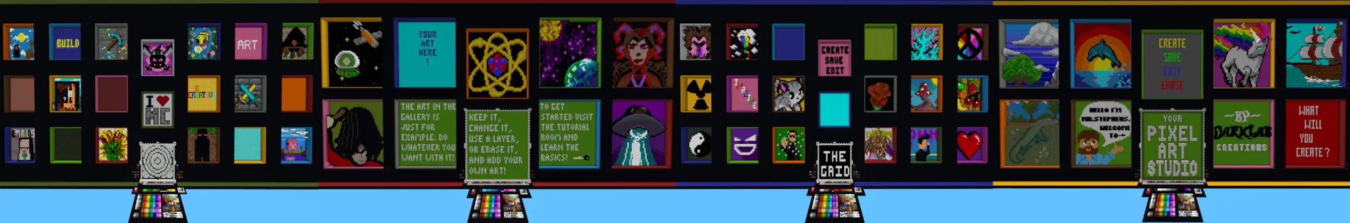 Студия пиксельной графики panorama