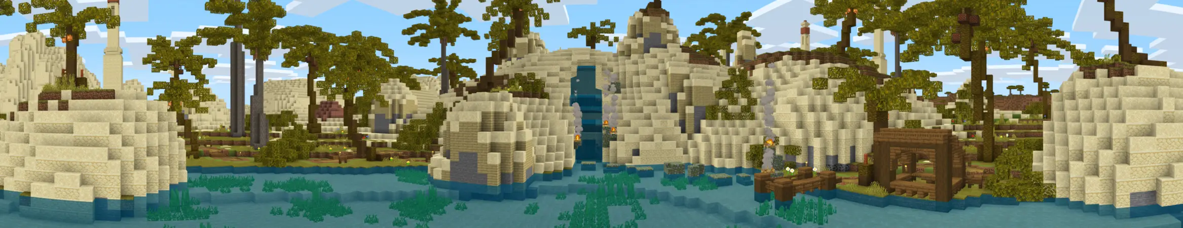 Секретная база в оазисе panorama