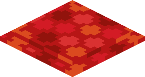 Красный декоративный ковёр