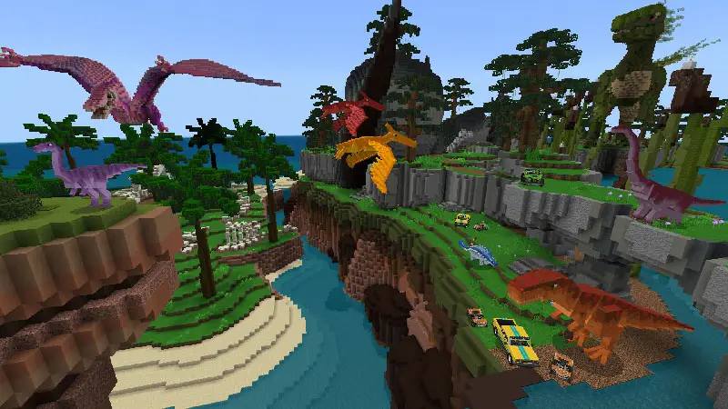 Скриншот Preston и создаваемые динозавры №2