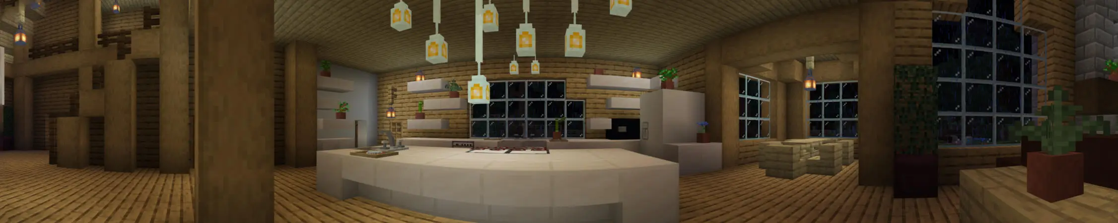 Побег из комнаты: избушка в тайге panorama