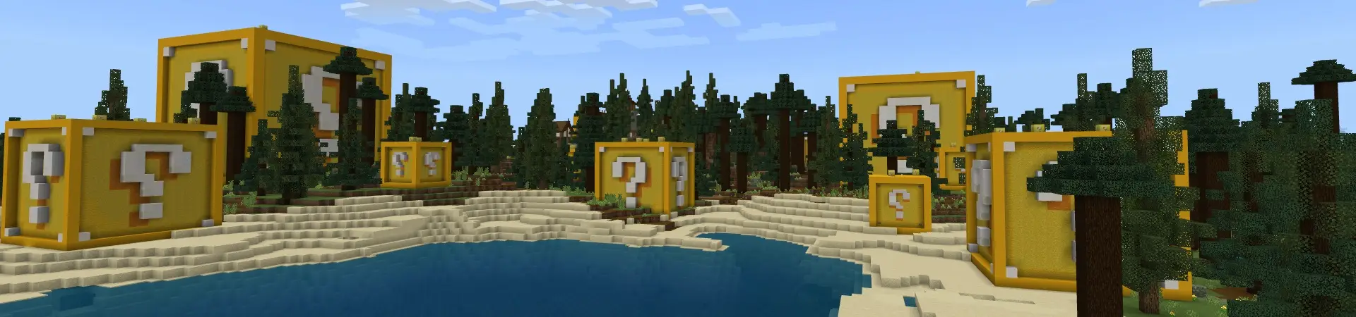 Мир блока удачи panorama