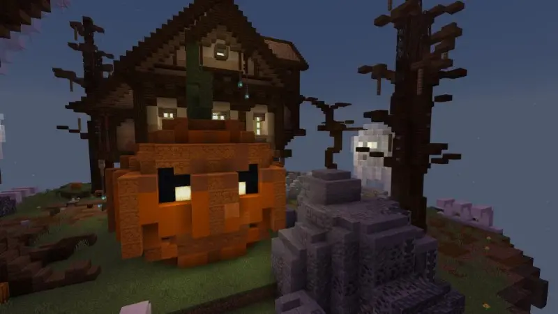 Скриншот Хэллоуинский паркур №6