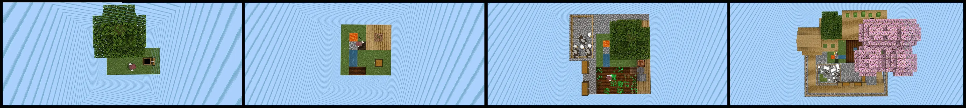 ВЫЖИВАНИЕ В НЕВОЛЕ: SKYBLOCK panorama