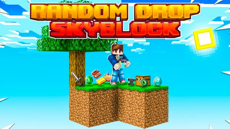 Skyblock: случайная добыча