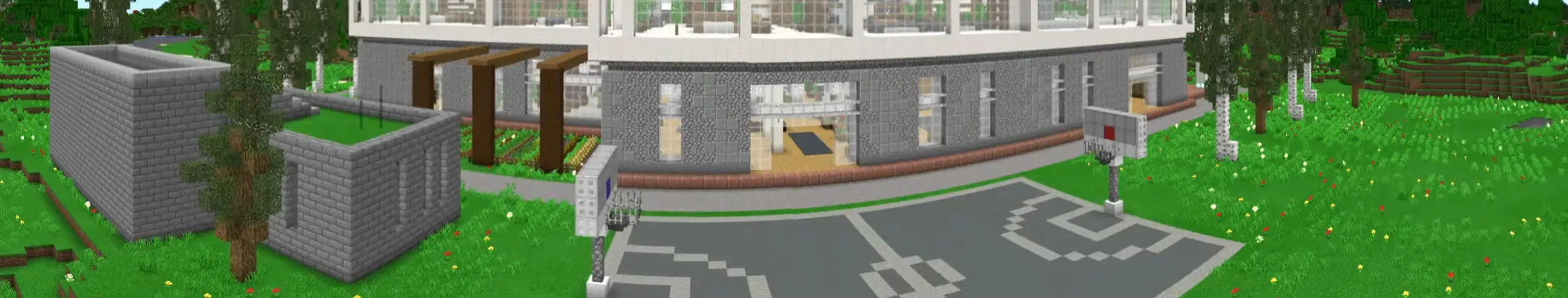 Современный особняк миллионера panorama