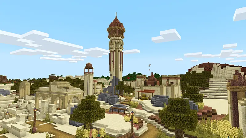 Скриншот Гигантская деревня в пустыне №4