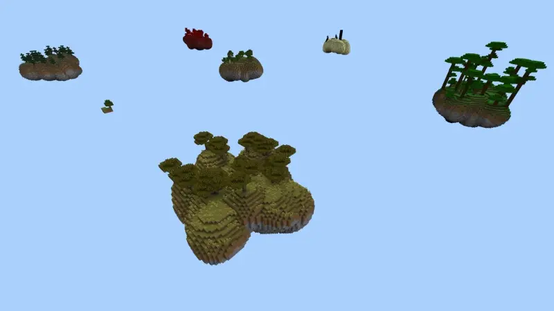 Скриншот Испытание в мире «Мега-Skyblock» №4