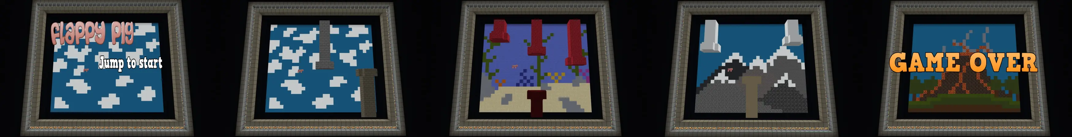 Полет свиньи panorama