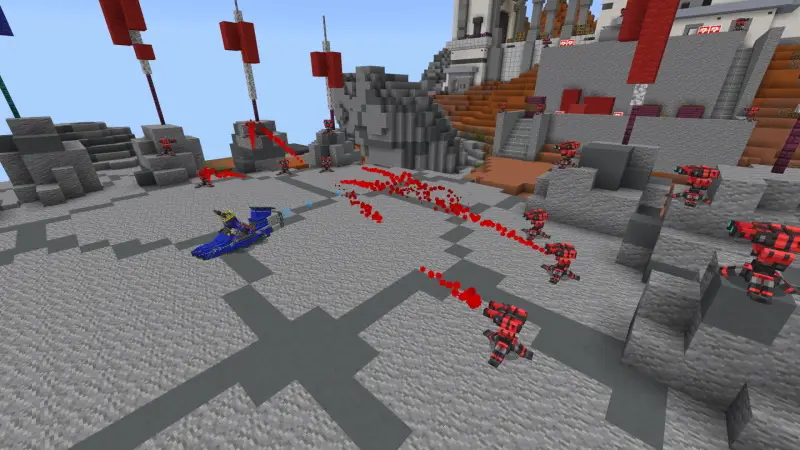 Скриншот Красные против синих: блоки удачи №4