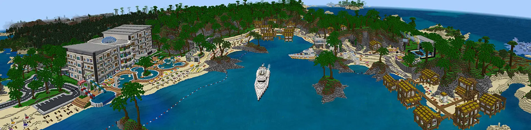 Пляжная вечеринка panorama