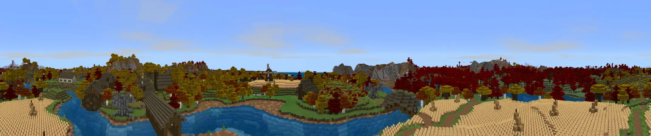 Жуткая лощина panorama