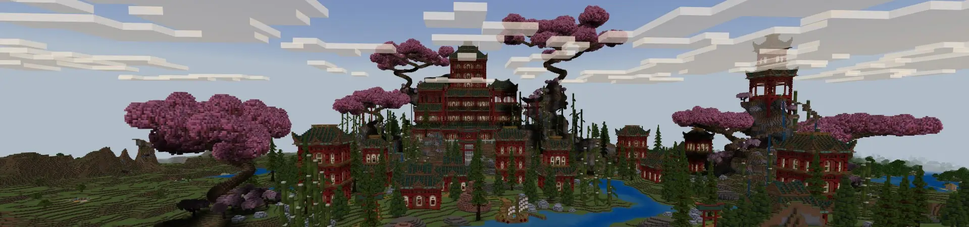 Дворец сакуры panorama