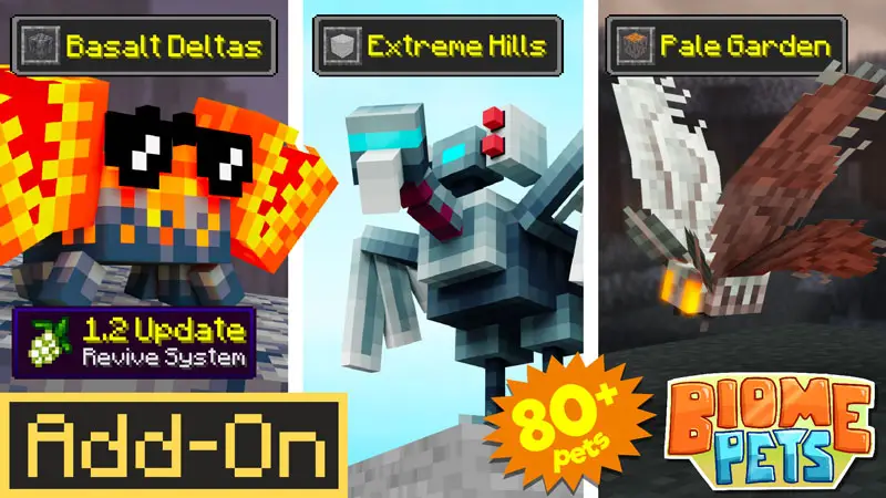 Дополнение «Питомцы-биомы»