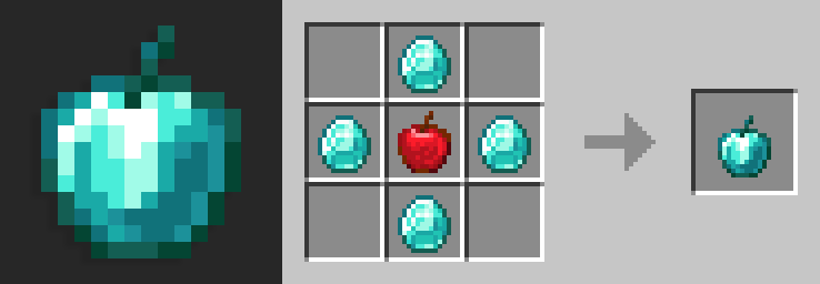 Крафт алмазного яблока