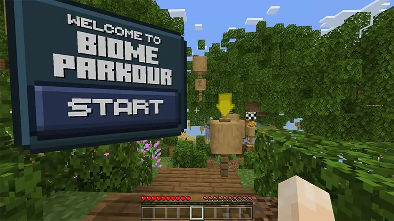 Скриншот Биомный паркур №1