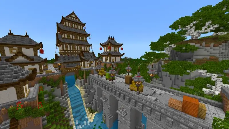 Скриншот Простые стартовые области: дворец водопада №1