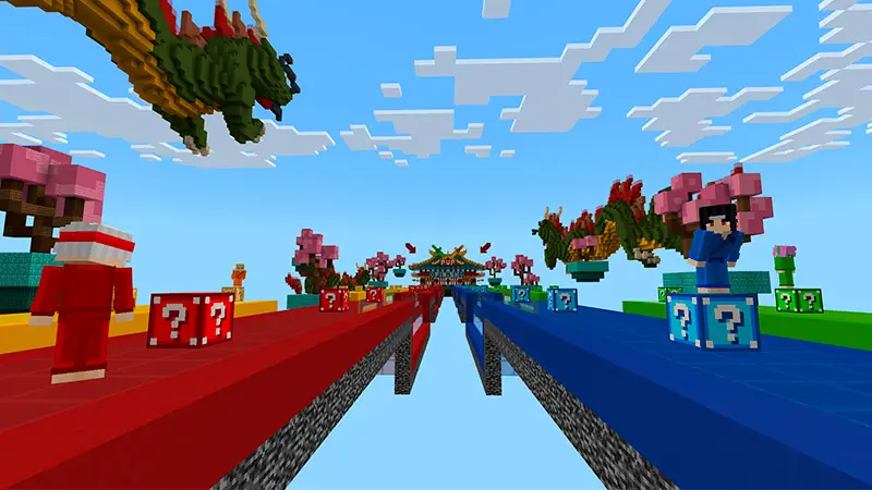 Скриншот Блоки удачи: гонка ниндзя №3