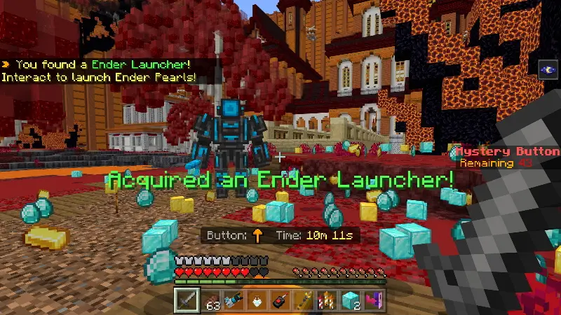 Скриншот PrestonPlayz Таинственная кнопка №2