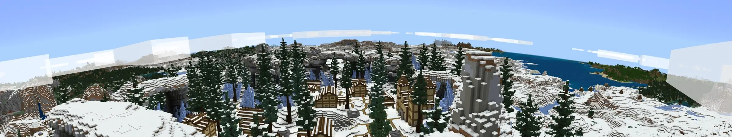 Ледяная пещера panorama