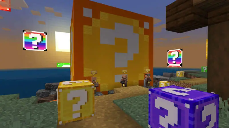 Скриншот Создаваемые блоки удачи с сюжетом №1