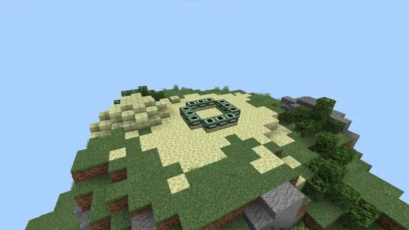 Скриншот Skyblock с одним блоком №5