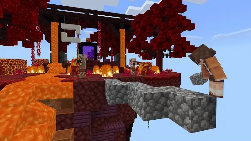 Скриншот Skyblock с лучшим биомом №2