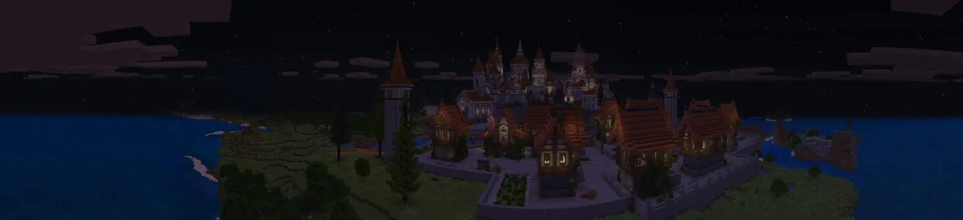 Фэнтезийный замок panorama