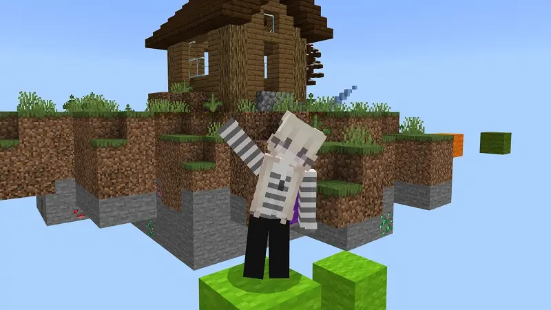 Скриншот Skyblock паркур №1