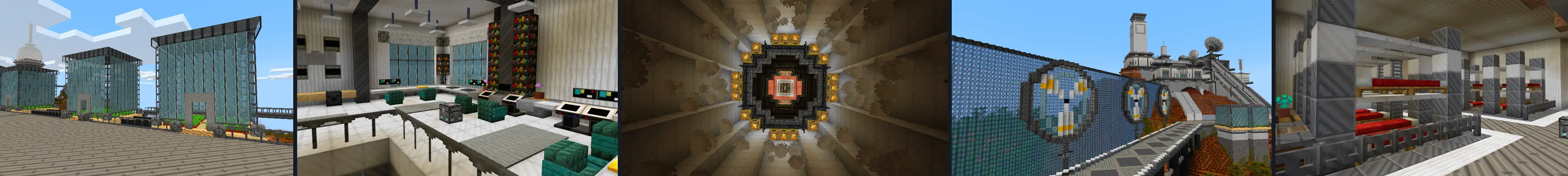 Научно-фантастическая база в столовой горе panorama